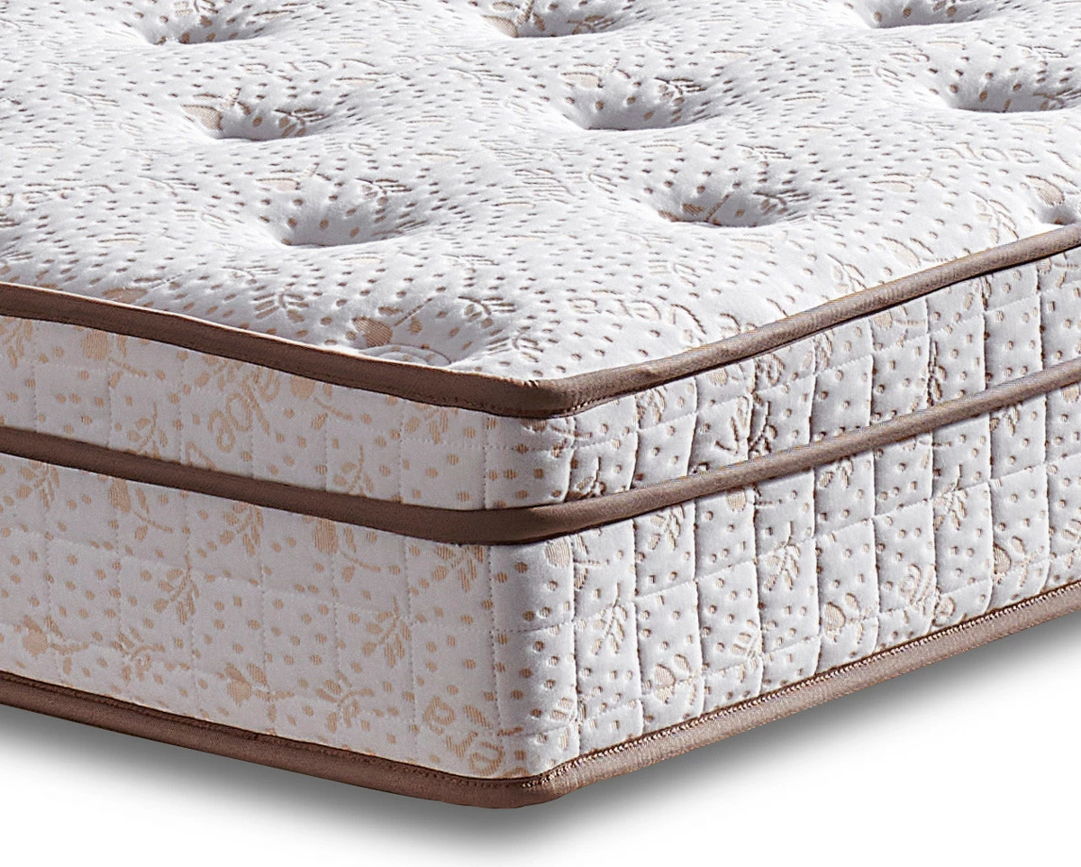 Dyshek dopio, bazë dhe shtrat, Skye Decor Helen, ngjyrë kafe e çelët, 150x200cm