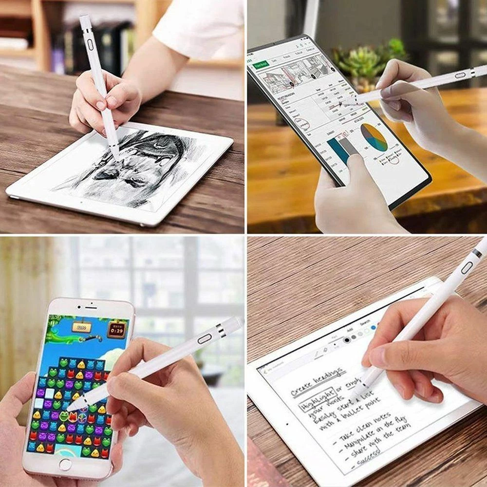 Stilus aktiv Strado ASP01, 4096 nivele presioni, rikarikueshëm Micro-USB, i bardhë