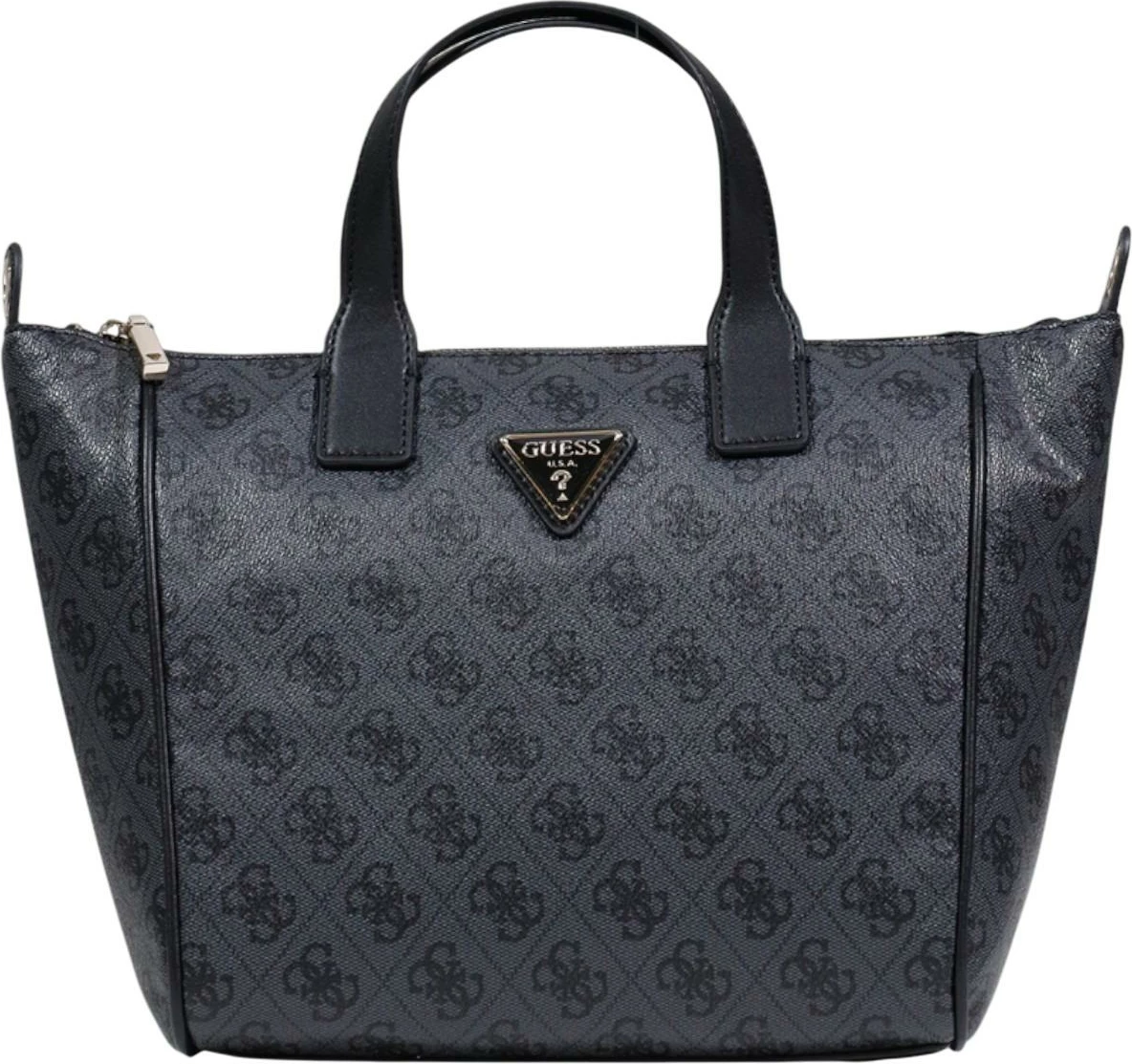 Çantë tote për femra Guess Follie Small Tote TWLB96 76019, antracit