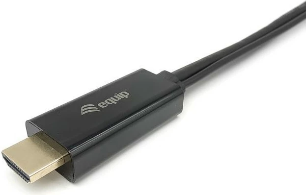Adapter HDMI në DisplayPort Equip, 0.15 m, HDMI Type A, DisplayPort, i zi