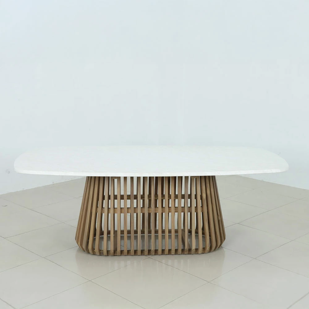 Sipërfaqe tavoline SIRACUSA, e bardhë, 220x110x77.5cm