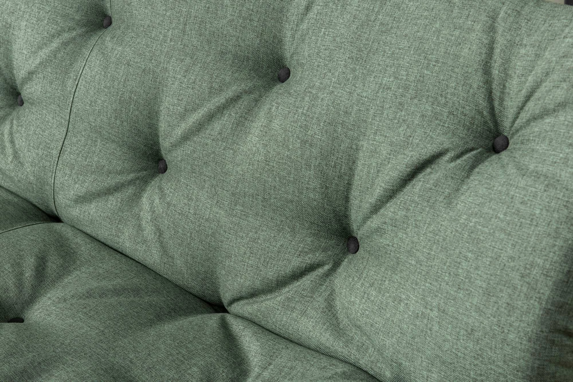 Divan-krevat treshe, ngjyrë e gjelbër, Rivo, Atelier del Sofa