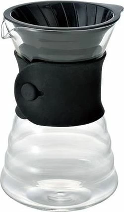 Dripper kafeje Hario VDD-02B, 700 ml, transparent, set me 40 filtra