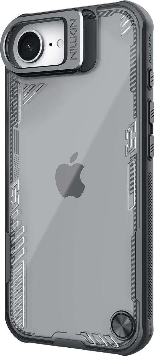 Mbështjellës Nillkin Iceblade Prop për iPhone 16e, me qëndrim, i zi