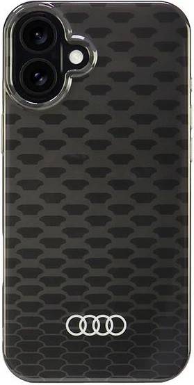 Mbështjellës Audi IML Stitching Pattern MagSafe për iPhone 16 Plus 6.7", i zi