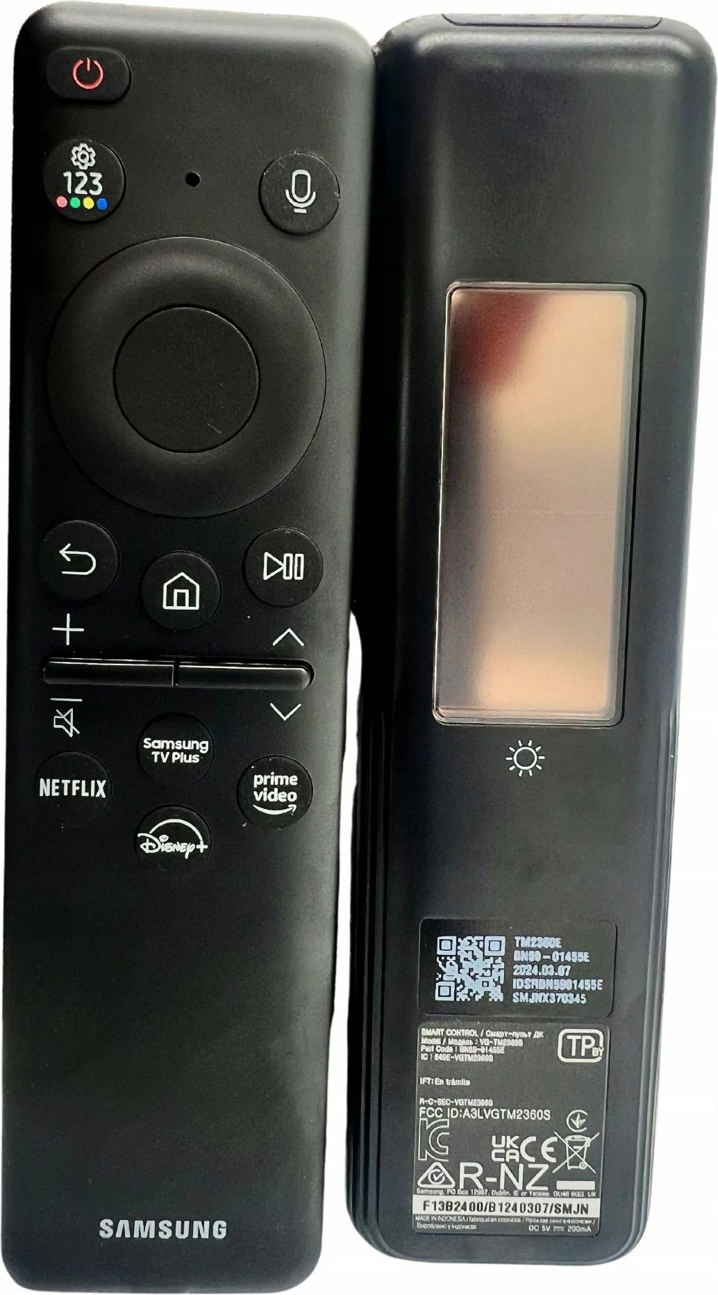 Telekomandë Samsung BN59-01455E Eco Smart Control 2024 për TV, solar, e zezë