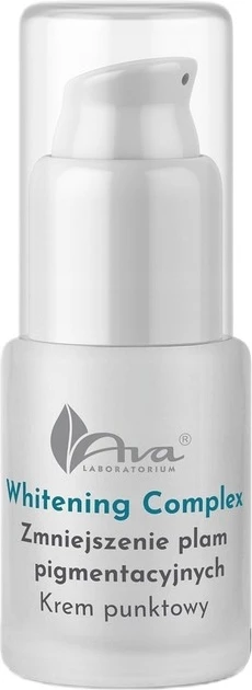 Krem për njolla Ava Laboratorium Whitening Complex Intensive Care Spot Cream Brightening Discolorations për femra, 15ml