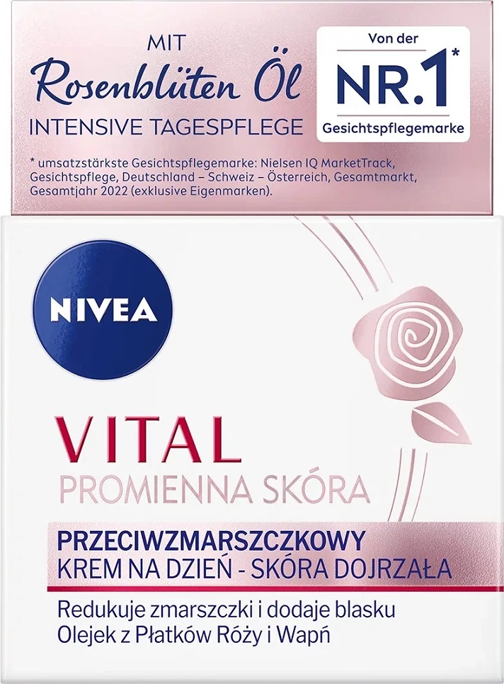 Krem dite anti-rrudhë për femra Nivea Vital Radiant Skin 50ml
