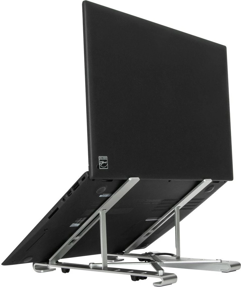 Kasë portative Targus D Portable Stand and Dock, USB-C, 15.6 inch, argjendtë