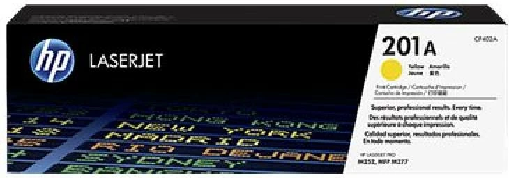 Toner HP 201A CF402A rreth 1,400 faqe verdhë