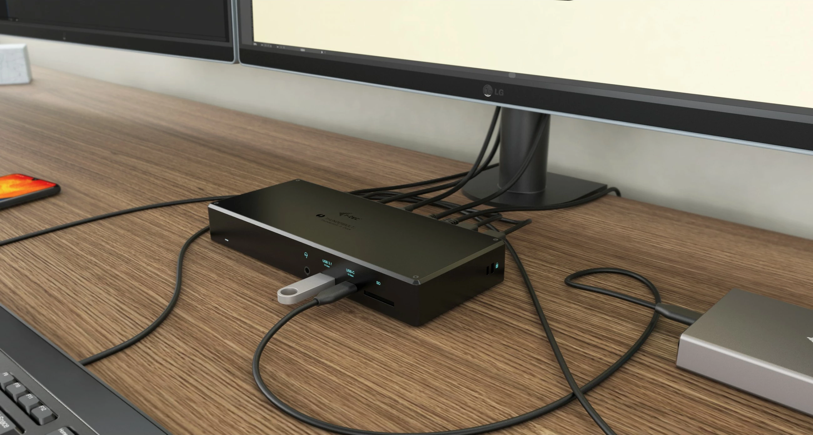 Docking station I-Tec Thunderbolt 3, 3x Display, Power Delivery 96W, i zi