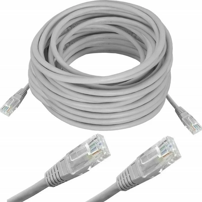Kabllo rrjeti Lexton CAT6E UTP RJ45 8P8C 20 m, gri