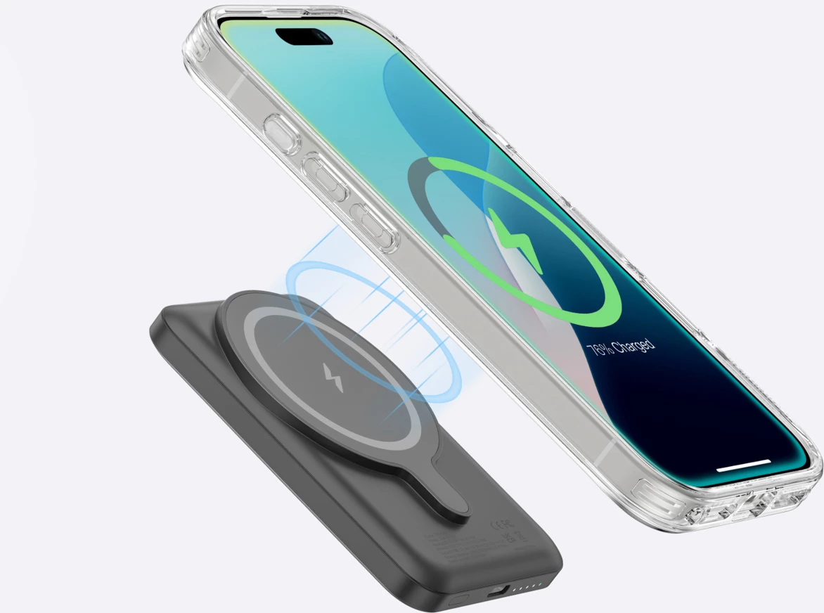 Mbështjellës AmazingThing Minimal Mag Case me unazë magnetike për iPhone 16 Pro, Transparent