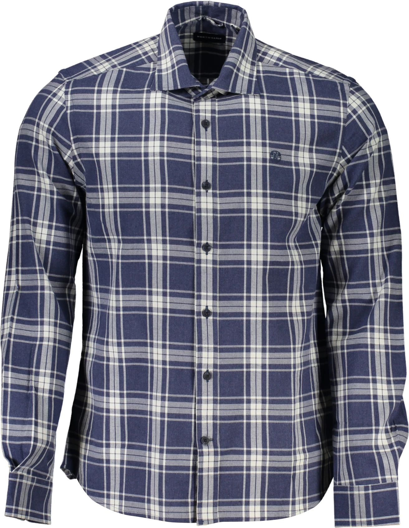 Këmishë për meshkuj NORTH SAILS me mëngë të gjata, blu