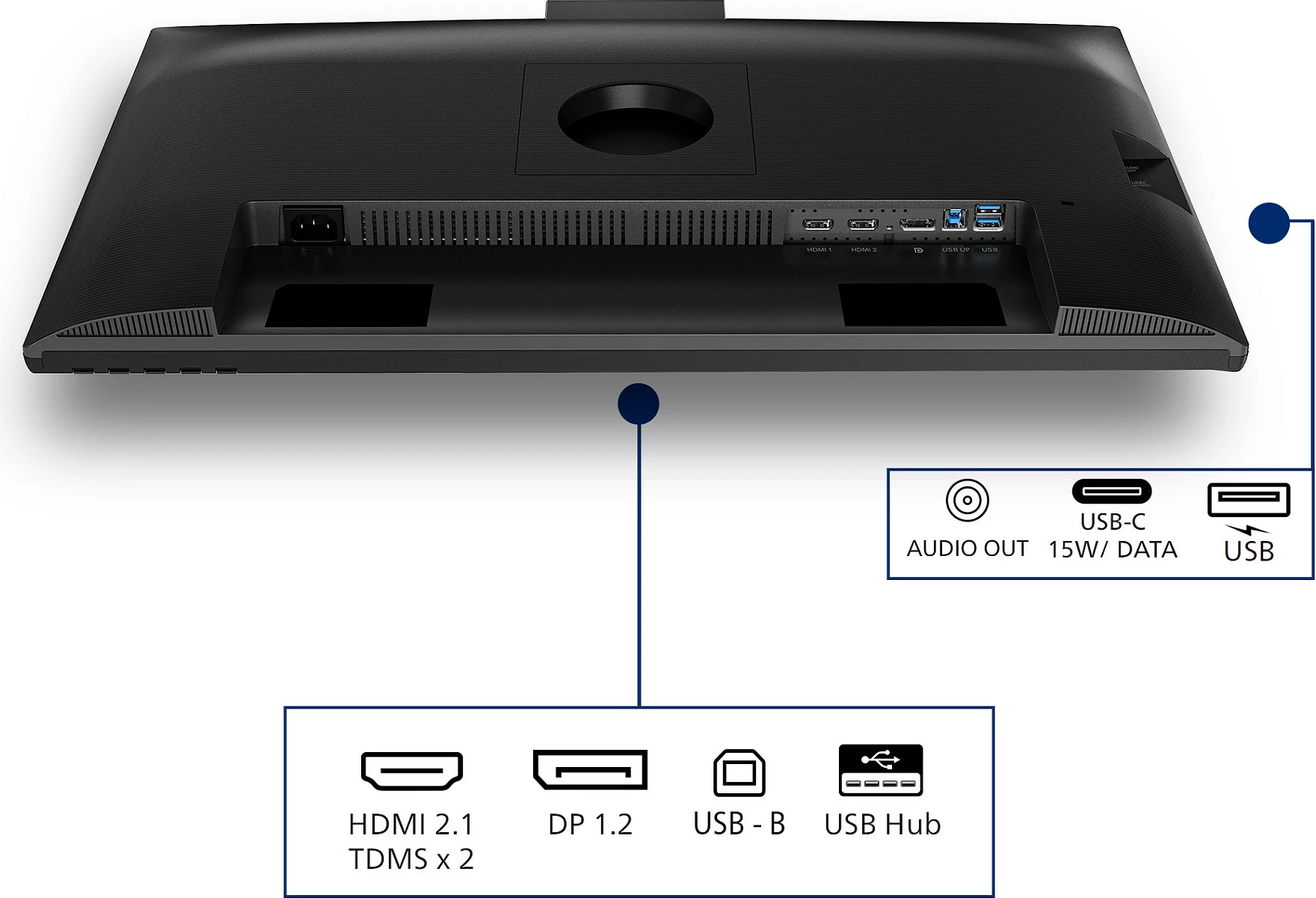Monitor Philips 27B2N3500JH, 27", QHD 2560x1440, IPS, 120Hz, 2x HDMI, DP, USB-C