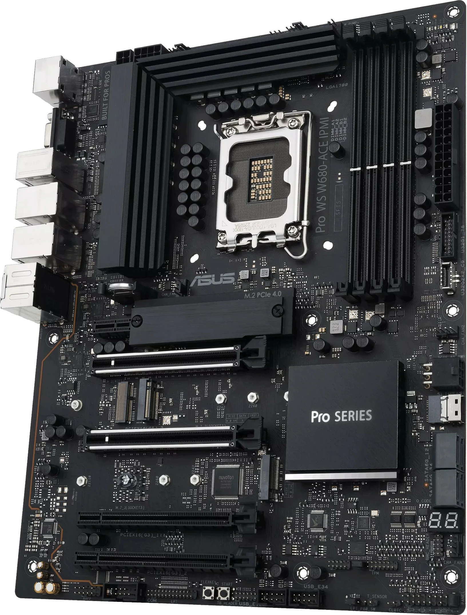 Pllakë amë ASUS PRO WS W680-ACE IPMI, Intel, LGA 1700, DDR5-SDRAM, 128 GB