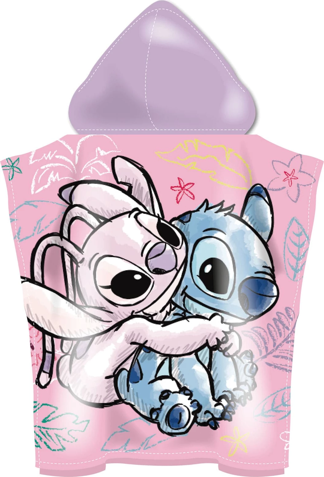 Peshqir Disney Stitchg - Microf Poncho 245G