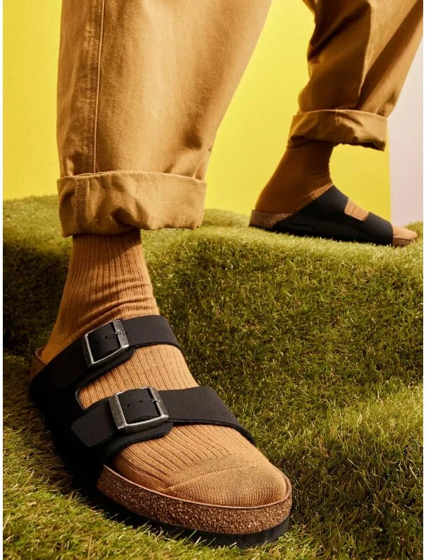 Papuqe Birkenstock, ngjyrë kafe [Madhësia: 36]