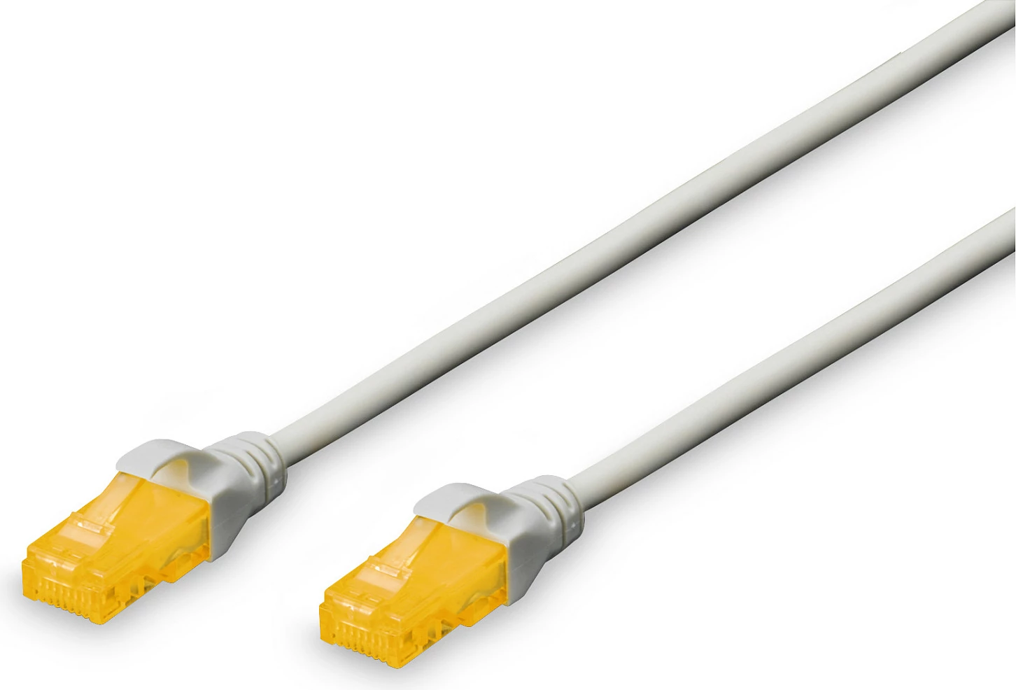 Kabllo rrjeti Digitus CAT 6A, RJ45-RJ45, 0.5 m, gri