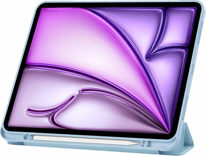 Mbështjellës Tech-Protect SC Pen për iPad Air 13" 2024, silikon, kaltër e çelët