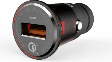 Karikues veture LDNIO C304Q QC 3.0 18W 1xUSB me kabllo USB-C, e kuqe