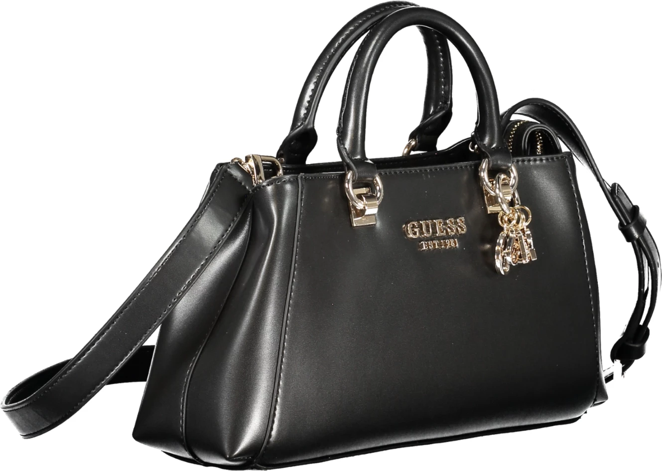 Çantë GUESS JEANS Evelune për femra, e zezë