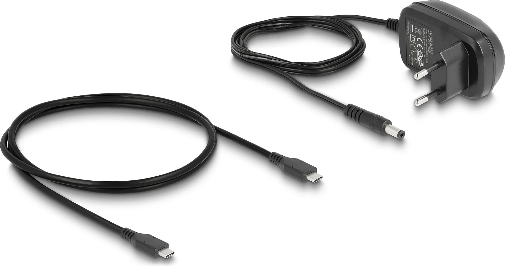 USB hub DeLOCK 7-Port USB 3.2 Gen 2, 4x USB-A + 3x USB-C, 10Gbps, me adapter, i zi