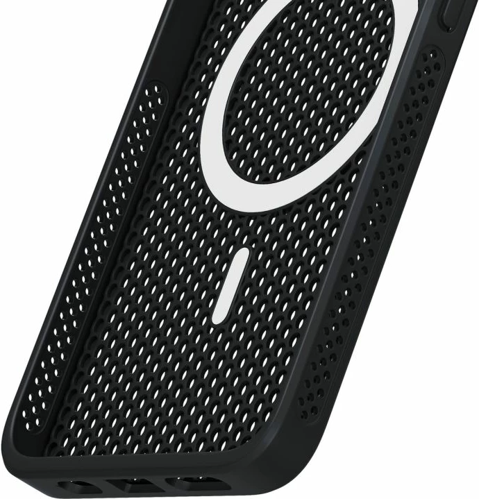 Kapak telefoni 3mk COOLing MagCase për iPhone 16, i zi