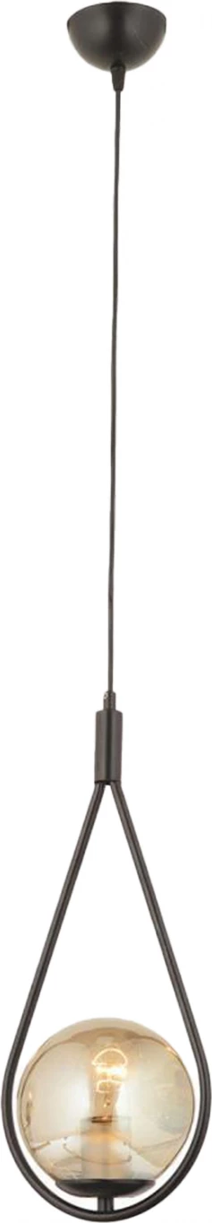 Llambë varëse tavani metalike e zezë FH7385.01 20x101 cm
