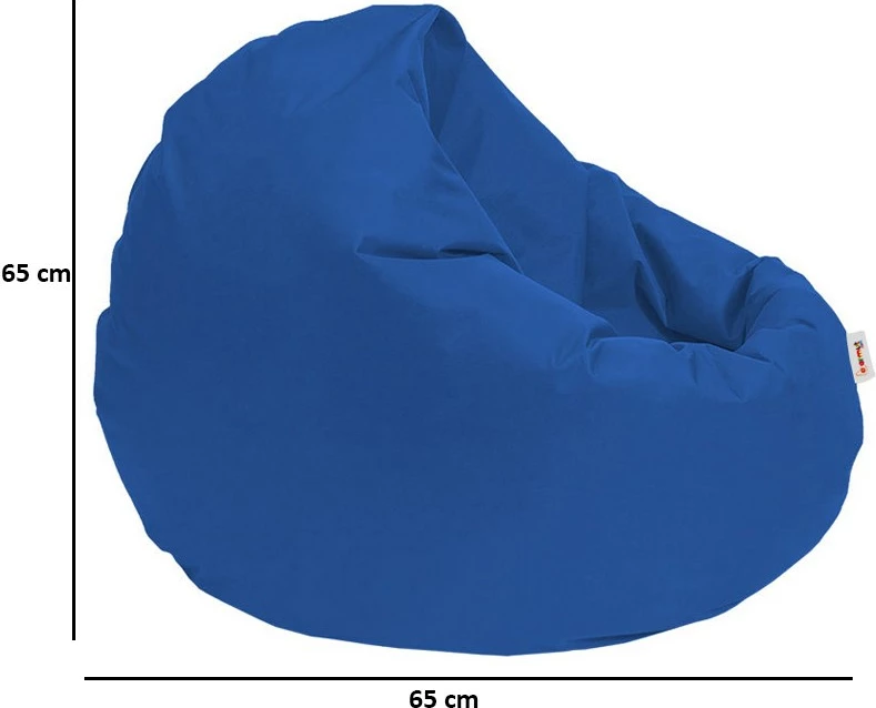 Jastëk kopshti 'bean bag', ngjyrë e kaltër, Iyzi 100, Atelier del Sofa