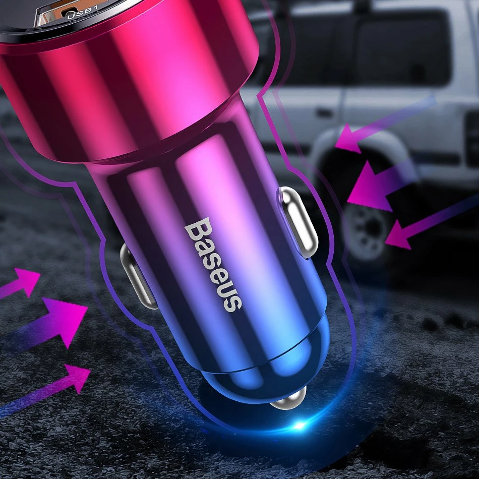 Karikues veture Baseus Magic Series PPS CCMLC20C-01, 45W, USB-C/USB-A, me ekran, zi