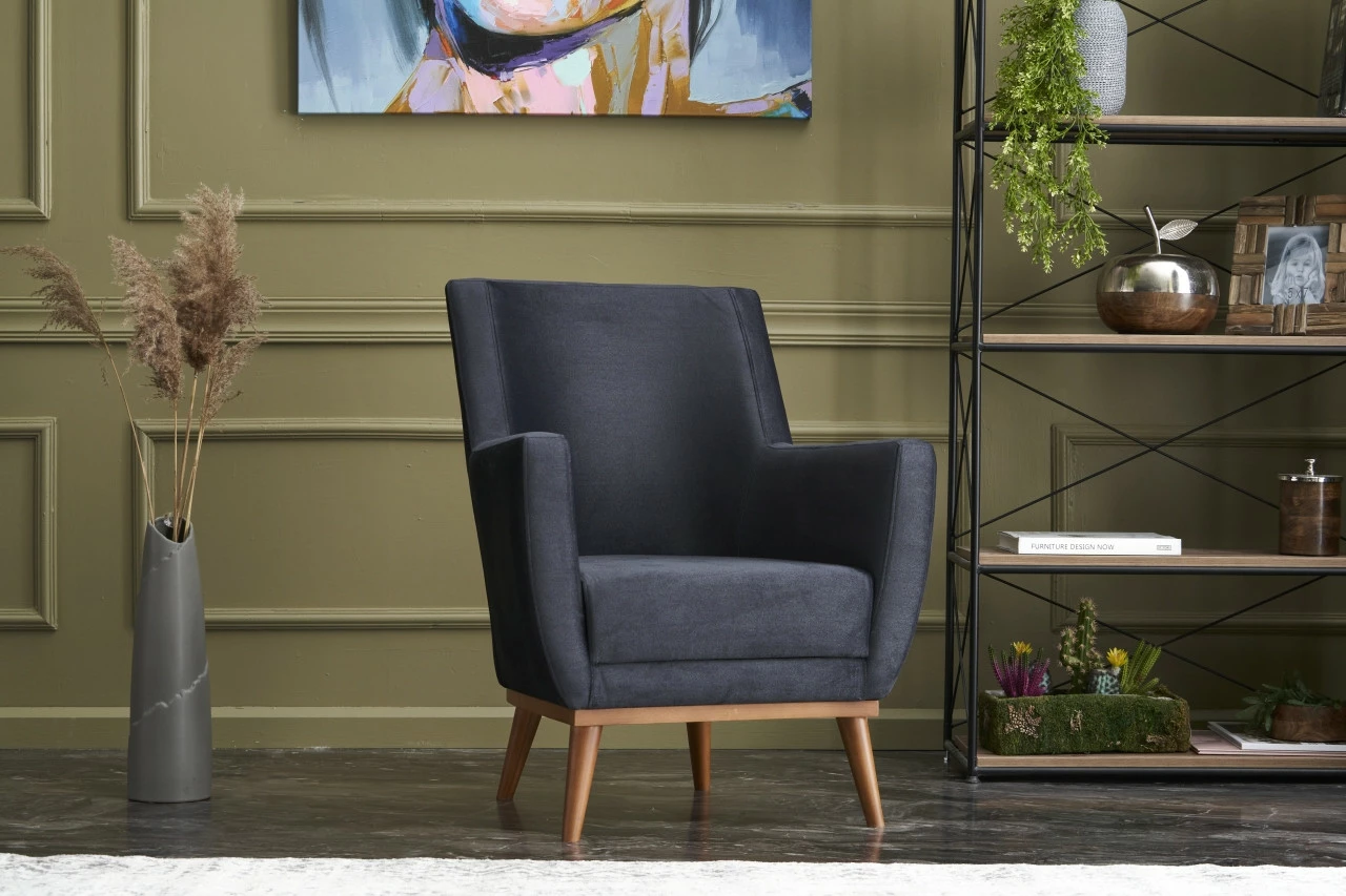Karrige Wing Atelier del Sofa, Gonca, anthracite