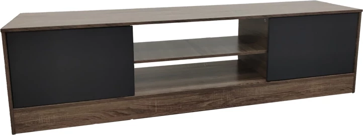 Komodë TV Sasa I, ngjyrë lis-antracit, 150x35x41.5cm