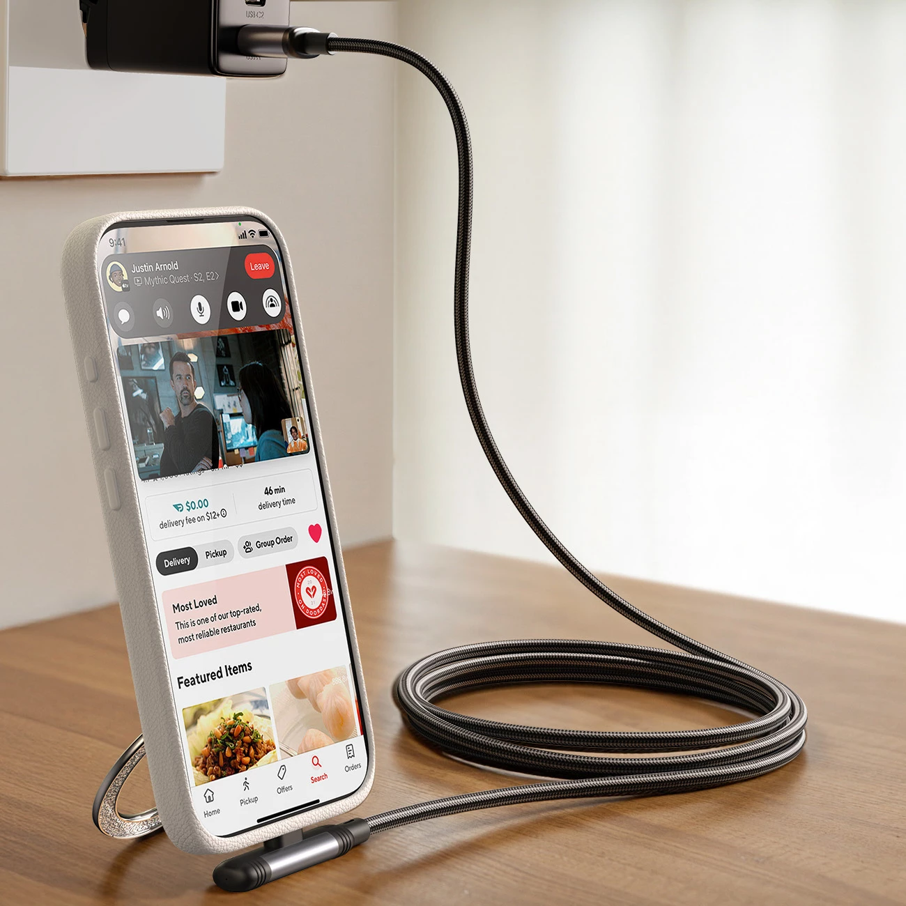 Kabllo Joyroom S-A56 EnjoyX Series USB-A në Lightning 1.2m, 3A, e zezë