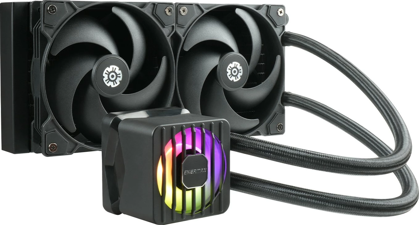 Ftohës uji CPU Enermax LIQMAXFLO ELC-LMF240-SF, 240mm, RGB, i zi