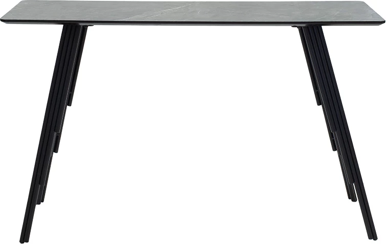 Konsolë Lifo MDF ngjyrë gri e errët çimento e zezë 120x40x75cm