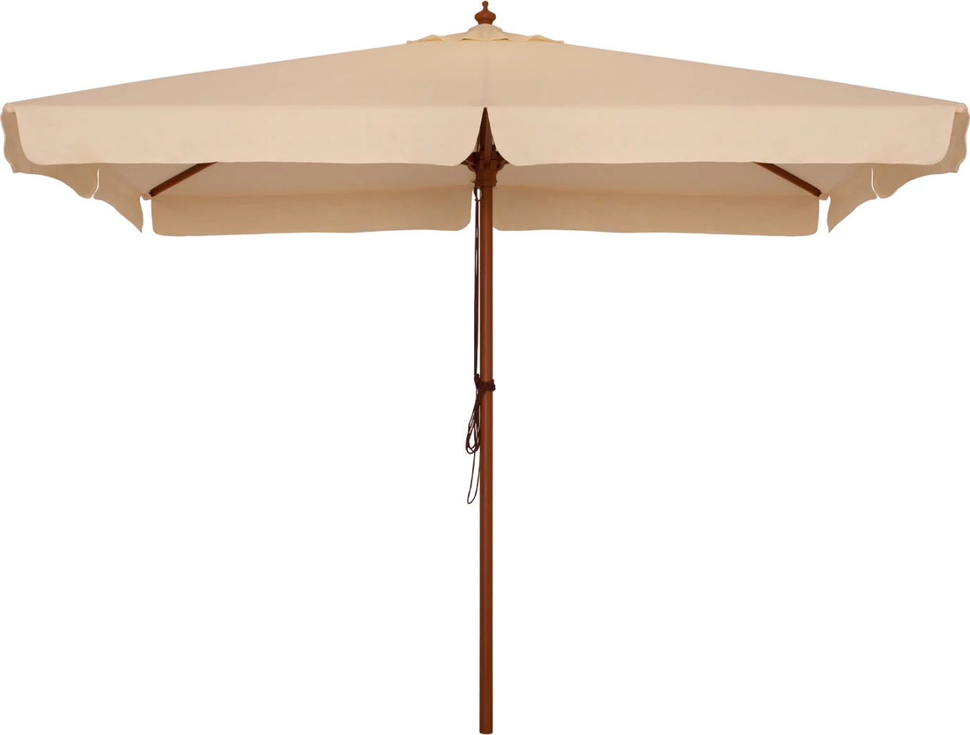 Ombrellë profesionale 3x3m me kornizë druri FH6022 Bezhë