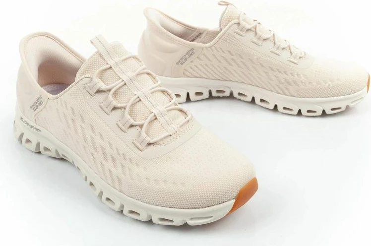 Atlete femra Skechers Glide-Step Slip-ins, ecru [Madhësia: 35]