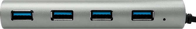 USB hub LogiLink USB 3.2 Gen1, 4 porta, USB‑C, alumin, gri