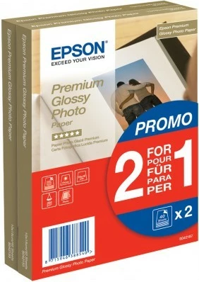 Letër fotografike Epson Premium Glossy, 100 x 150 mm, 80 fletë, 255g