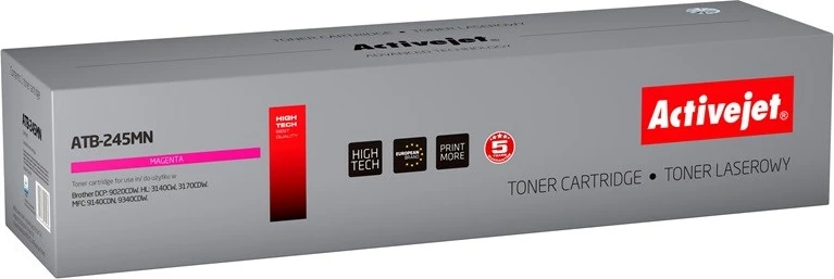 Toner zëvendësues Activejet ATB-245MN për printer Brother, i vjollcë
