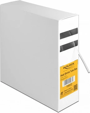 Tub termo-tkurës DeLOCK 19932, 1.2 mm, 15 m, 2:1, i bardhë