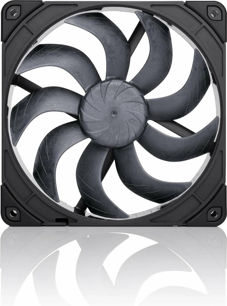 Ventilator kase Noctua NF-A14x25 G2 PWM chromax.black 140mm 25mm 4-pin PWM 1500rpm, i zi, 1 copë