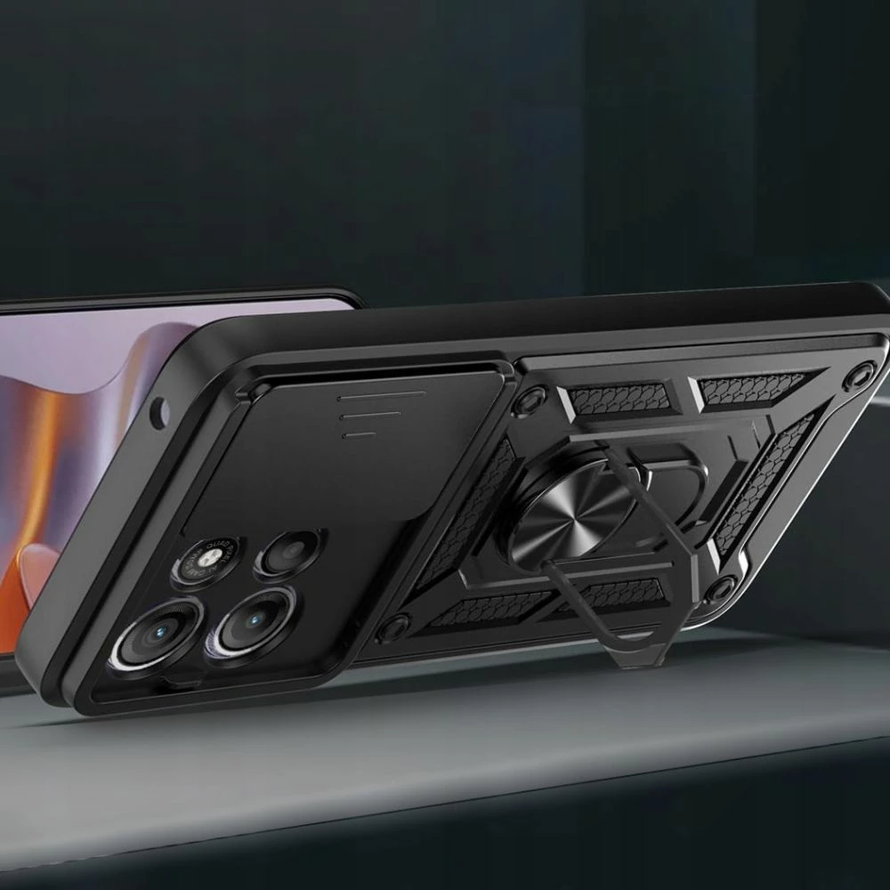 Mbështjellës Tech-Protect CamShield Pro për Motorola Moto G15, i zi