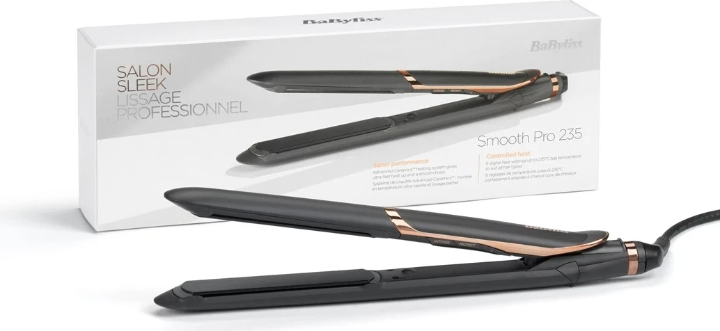 Hekur drejtimi flokësh Babyliss ST394E, 42 W, i zi