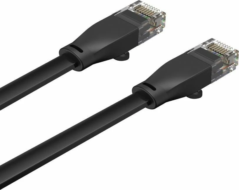 Kabllo rrjeti Ethernet Unitek Cat6 UTP e sheshtë 15 m e zezë