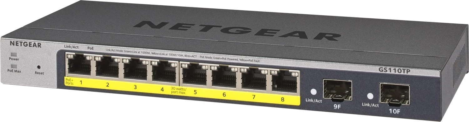 Switch Menaxhues Netgear GS110TP-300EUS