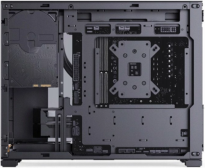 Kasë Jonsbo D32 STD Mini Tower Micro-ATX/Mini-ITX, me xham të kalitur, ARGB, e zezë