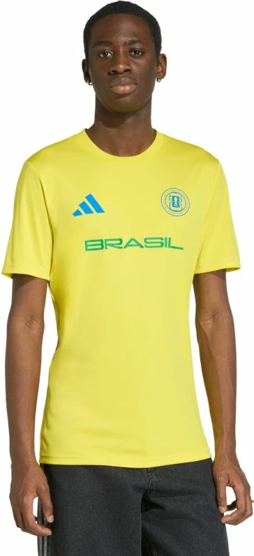 Fanellë meshkuj adidas Brazil 26 KH2307, e verdhë