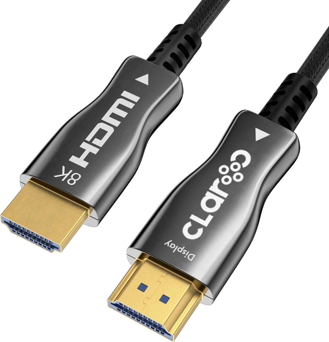Kabllo HDMI optike Claroc 2.1, 8K@60Hz, 4K@120Hz, 3m, e zezë